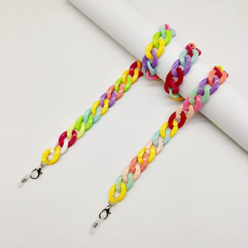 AILIFE Acryl-Sonnenbrillenkette für Damen, Lesebrillen, Umhängeband, Umhängeband, Umhängeband für Brillen