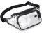 TINYAT Transparente Bauchtasche für Damen, holografische Bauchtasche, wasserdicht, PVC, modisch, Gürteltasche, Schultertasche, superleicht, für Konzerte, Spiele und Partys