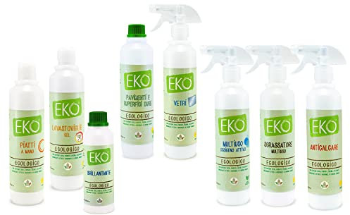 Detersivi ecologici per la pulizia della casa EKO kit 8