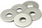 AMLOOPH M8 Washers, M8 x 40mm Metal Flat Penny Washer Thickness 2mm- A2 304 Stainless Steel Washers (5 Pack), Large OD Plain Wide Metal Round Flat Spacer Repair Washer for Screws Bolts