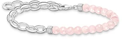 Thomas Sabo Armband mit rosa Perlen 925 Sterling Silber A2098-034-9-L17