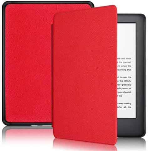 Custodia Protettiva per 6 Pollici Kindle 8a Generazione Versione 2016, Leggero e Sottile Cover Con Funzione di Riattivazione/Sospensione Automatica,Schema Incrociato(Modello: SY69JL)