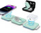ZUMSEY Foldable Travel Wireless Charger, 3 in 1 Wireless Charging Station for iPhone 16/15/14/13/12 Series, Magnetic Charging Stand for iWatch 10/9/Ultra 2/Ultra/8/7/6/SE/5/4/AirPods 4/3/2/Pro