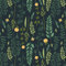Fiula Papier peint autocollant - 41 cm x 3 m - Motif floral jaune - En vinyle - Bleu marine - Pour meubles - Amovible - Pour salon, chambre à coucher, salle de bain - Feuille verte