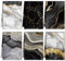 Boyiee Set of 6 Marble Kitchen Towels Gold Black Marble 24 x 16 Inches Absorbent Dish Towels Gifts for Farmhouse Kitchen Bathroom Decorations