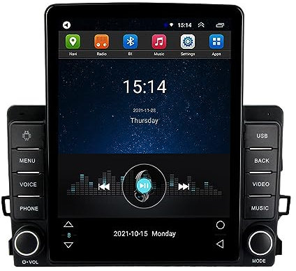 Android 11 Radio Coche 9.7 Pulgadas 2 DIN Reproductor Navegación GPS para Toyota Auris 2006-2011 con 9.7 Pulgadas de Pantalla Car-Play Auto Bluetooth FM RDS Dab (Size : TS100 4-Core 1G+16G)