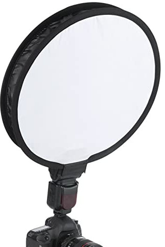 Difusor de Luz Softbox Redondo 40cm Plegable Nylon Multifunci¨®n para Estudio Flash con Bolsa Transporte