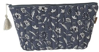 VERTBAUDET Trousse de toilette enfant en gaze de coton bleu imprimé TU