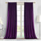 Roslynwood Violette Orchideen-Faltenvorhänge, Samtvorhänge, Verdunkelungsvorhänge, wärmeisolierte Vorhänge, Raumverdunkelung, Fenstervorhänge für Wohnzimmer, Schlafzimmer, 2 Paneele 213 cm
