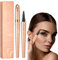 Mikro Wasserdichter Augenbrauenstift mit 4 Gabelspitze Applikator, 2024 Neuest Wasserfester Eyebrow Pencil, Lang anhaltend Wasserfest Erzeugt mühelos natürlich aussehende Brauen (1, B# Hellbraun)