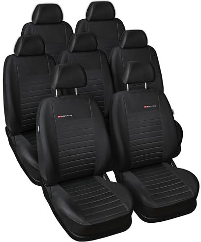 MOTOS Personalisierte sitzbezüge Auto für Opel Meriva I 2002-2010 Perfekt angepasste Auto sitzbezüge mit aktivem Airbag-System, dreilagigem Material und makelloser Oberfläche, Ideal sitzauflage Auto