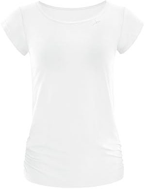 Winshape Damen Functional Light and Soft Kurzarmshirt Aet130ls, Ultra Style T-Shirt, Ivory, M EU