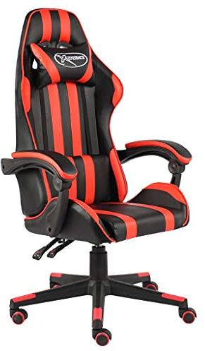 Lechnical Sedia da Gaming Nero e Rosso in Similpelle,Sedie Gaming,Sedia da Gaming Economica,Sedia da Gaming Professionale-20519