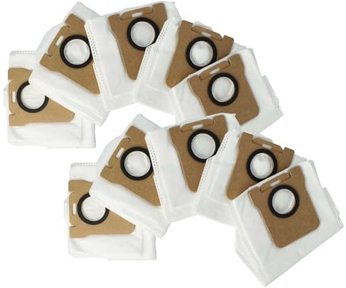 vhbw 10x Sacs aspirateur compatible avec Dreame DreameBot L10s Pro Ultra Heat aspirateur robot - Sac pour station de vidage