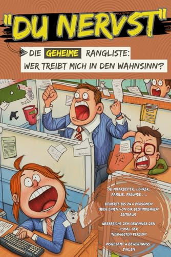 Du Nervst : Humorvolles Mitmachbuch zum Stressabbau und Anti Stress Buch - Witzige Geschenke für Männer, Lustige Geschenke für Kollegen, ... ... Nervt mich nicht und Nerv nicht - Buch