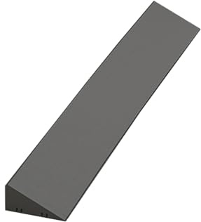 XMLYSMYS Rampa per Soglia della Porta, Rampa per Sedia a Rotelle, Altezza di Salita da 1 a 11cm, per Sedie a Rotelle, Scooter, Passeggini, Bagni(Black,100x13x6cm)