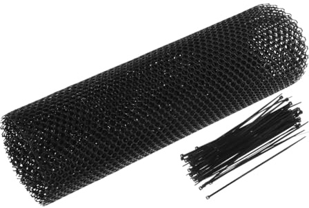 UTHCLO Sicherheitsnetz Treppenschutz Hdpe Schutznetz für Balkon und Geländer Robustes Vielseitiges Absturzsicherungsnetz für Haustiere und Fenster Einfache Montage ohne Bohren Schwarzes