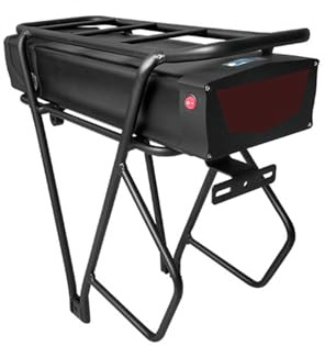 Ebike Rear Rack Battery - High Capacity Power for Mountain Bicycle Motors