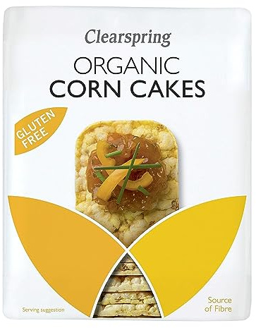 Clearspring Organic Corn Cakes, 130g