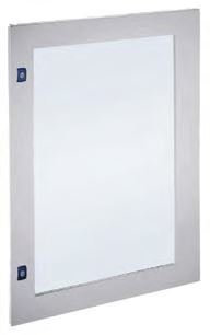 Eldon Schrank-Stahl – Tür Glas ADC 600 x 500 RAL7035