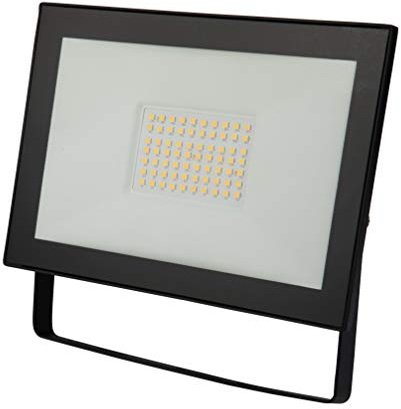 POLY POOL - PP3133 Proiettore Luce LED da Esterno Portatile 50W 4200LM - Faretto LED da Esterno Impermeabile - Staffa di Fissaggio Regolabile - Faro LED Esterno da Garage Cantiere Campeggio Portatile