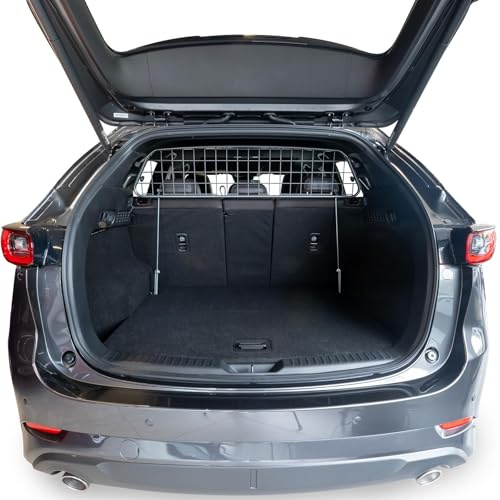 Travall Dog Guard compatible with Mazda CX-5 (2017-Current) Vehicle Specific Boot Guard Tailored Fit Luggage Pet Barrier Separator Heavy Duty Powder Coated Steel