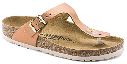 Birkenstock Gizeh Sandales pour femme - Rose - Sea Copper, 40 EU