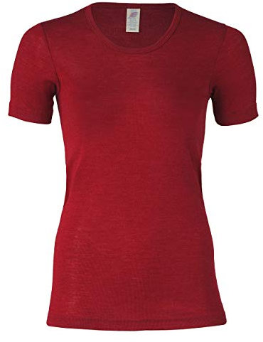 Engel Damen Kurzarm Unterhemd, Malve, 46/48