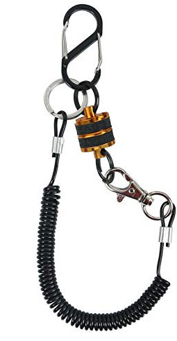 MAXIMUMCATCH Fischen Magnetischer Kescherhalter/Magnetic Net Release Angeln Kescherclip in Orange, Grün, Blau (Orange, 2 Stücks)