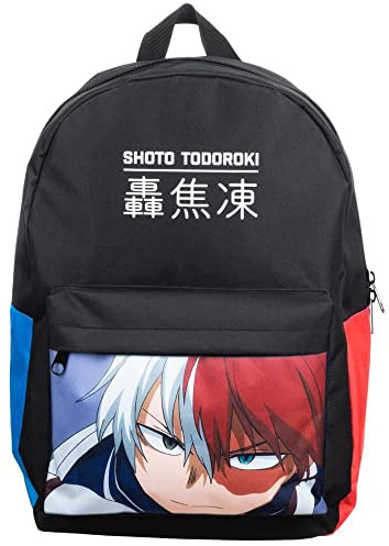 My Hero Academia Todoroki Rucksack Schwarz 33x45cm