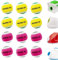 NICERINC PET X-Small Dog Tennisbälle Hundespielzeug Ball Interior Bell 3,8 cm 12 Stück Fit Ball Launchers