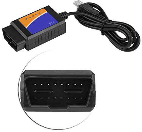 Für Obd2 USB Adapter O - Diagnosekabel, Auto-USB-Anschluss V1.5 Obd2-Diagnosekabel-Schnittstellenscanner OBD-Ii-Diagnosetools Für Motorsysteme Für