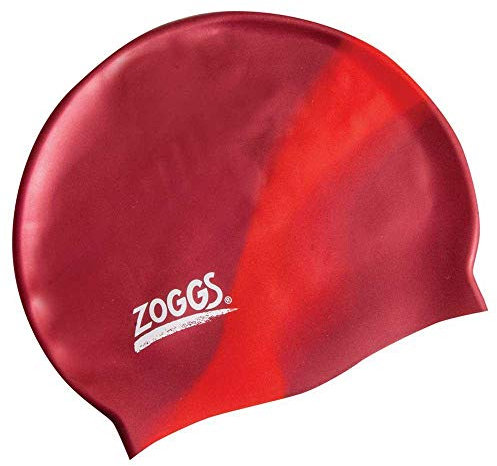 Zoggs Junior Silicone Cap Multi Badekappe, Mehrfarbig (Mehrfarbig), Einheitsgröße