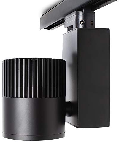 Schienenlicht LED 30W 2538Lm 3000ºK 3-Phasen UGR19 50.000H [JW-TR30W-BLACK-WW] | Greenice