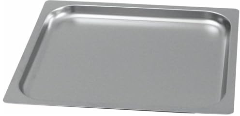 Abert Teglia Gastronorm Gn 2/3 Da Forno In Acciaio Inox 18 / 10 Bordo Piano Prodotto Professionale Prodotto In Italia (2/3 H 65)