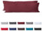 Hometex Premium Textiles 2-er Set Kissenhülle Baumwolle Renforcé | Doppelpack Kissenbezüge ca. 115 g/m² | Oeko-TEX®Standard 100 Kissen-Bezug mit Reißverschluss | 40x145 cm Bordeaux