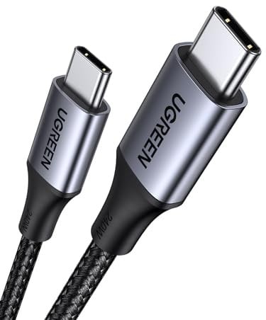 UGREEN USB C Kabel 240W Power Delivery 3.1 Ladekabel USB C auf USB C kompatibel mit iPhone 16, iPhone 15, M3 MacBook Pro/Air, Gaming Laptop, iPad Pro/Air 2024, Galaxy S24 Ultra Steam Deck usw. (1M)