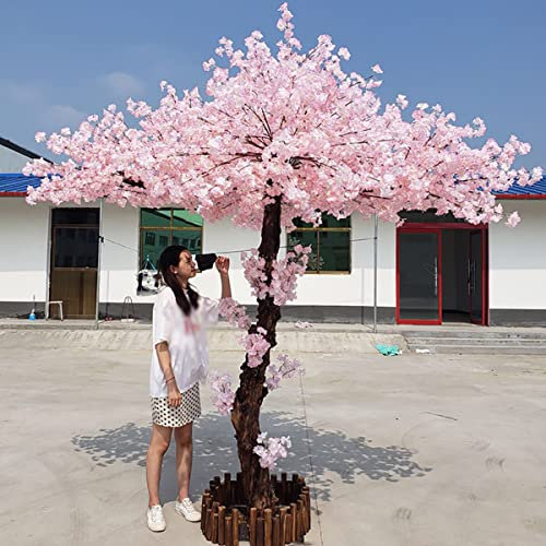 XOBODI Japón Árboles Artificiales De Flor De Cerezo, La Simulación De Árbol De Flor De Cerezo, Fake Encrypt Sakura Flores Deseo Árbol De Flor De Cerezo Flor De Seda 2x1.5m/6.6x4.9ft