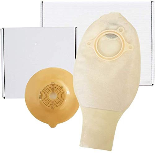 Zweiteiliges System Stomabeutel, konvexes Stoma-Chassis, anorektaler Fistelbeutel, Kolostomie-Ileostomie-Beutel, Herniengürtel (Size : Bag Body) (Chassis Bag Body)