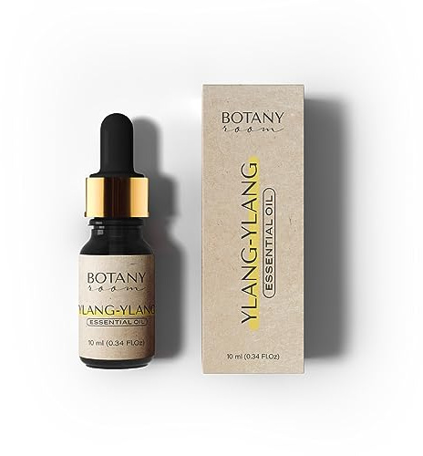 BotanyRoom Ylang-Ylang Ätherisches Öl - reines, therapeutisches Aromaöl für Entspannung, Stressabbau und natürliche Schönheitspflege - 100% reines Ylang-Ylang Öl-Extrakt.