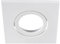 SLV UNIVERSAL DOWNLIGHT Abdeckung | Abdeckung für Einbauleuchte, Innenbeleuchtung für Wohnzimmer, Schlafzimmer, Küche, Diele Kinderzimmer | für die schwenkbare Version, weiß, eckig