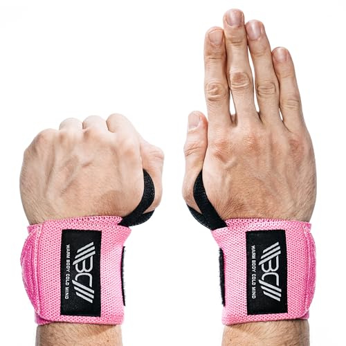 WARM BODY COLD MIND Wrist Wraps für Olympisches Gewichtheben, Handgelenkstütze für Fitness Weightlifting, Handgelenkbandage für Krafttraining Crossfit Bodybuilding, Handgelenk
