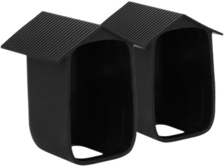 Mikikit 2pcs Camera Casing Protector Cover for Outdoor Security Cameras Rain and Easy to Install
