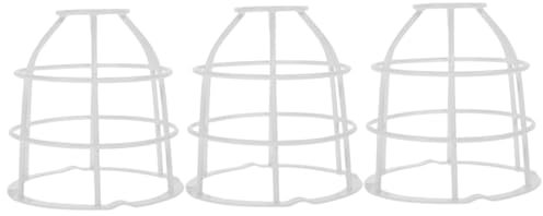 GLEAVI 3pièces Housse De Protection Métallique pour Détecteur Couvercle Résistant pour Alarme Incendie Et Détecteurs De Métaux Installation Facile pour Usage Professionnel Et