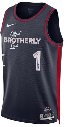 Nike Herren NBA City Edition Swingman Jersey Basketball Trikot Farbe: Sixers/Harden/Navy (419); Größe: XL