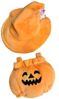 Harilla Plüschpuppenkleidung für 15 cm, Puppenkleidung, Kürbiskostüme, Plüschpuppenzubehör, Kuscheltiere, Kleidung, Kostüme, süß