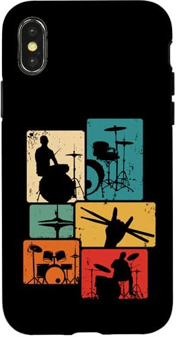 Batteur Musicien Batterie Coque pour iPhone X/XS