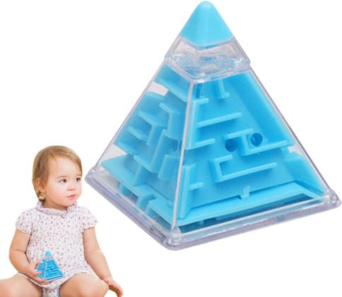 Labyrinth-Puzzle-Würfel-Spiel,Sequential Pyramid Brain Teasers Game - Tragbares Lern-Denkspiel für Kinder, Geburtstagsparty-Geschenke, Goodie-Bag-Füller