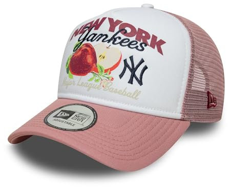 New Era New York Yankees A-Frame Trucker Cap Fruit Collection Pink - One-Size