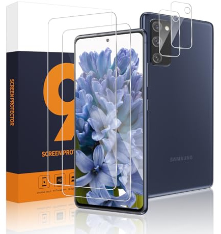 Carantee 2+2 Stück Schutzfolie für Panzerglas für Samsung Galaxy S20 FE 5G, Ultra-Klar Hohe Klarheit Samsung S20 FE Displayschutzfolie, Kratzfest 9H Härte S20 FE 5G Displayschutzfolie